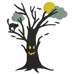 Stickdatei - Spooky Tree 3